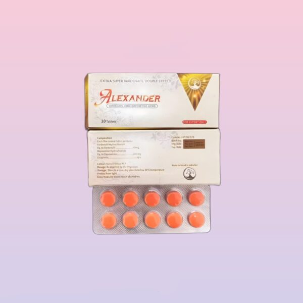 亞歷山大丨樂威壯延時助勃雙效片丨Vardenafil