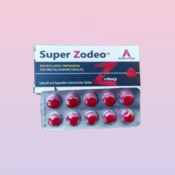 紅水鬼丨烏地那非&達泊西汀混合片丨Super Zodeo